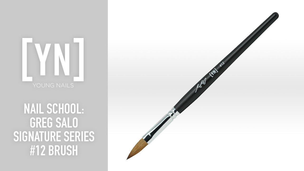 New Young Nails Greg Salo Signature Series #12 Brush