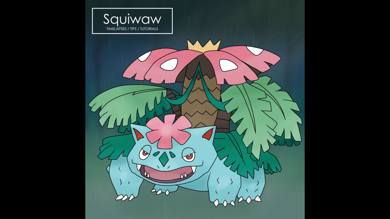 Venusaur Speedart 003 #pokemon​​ #speedart​​ #shorts