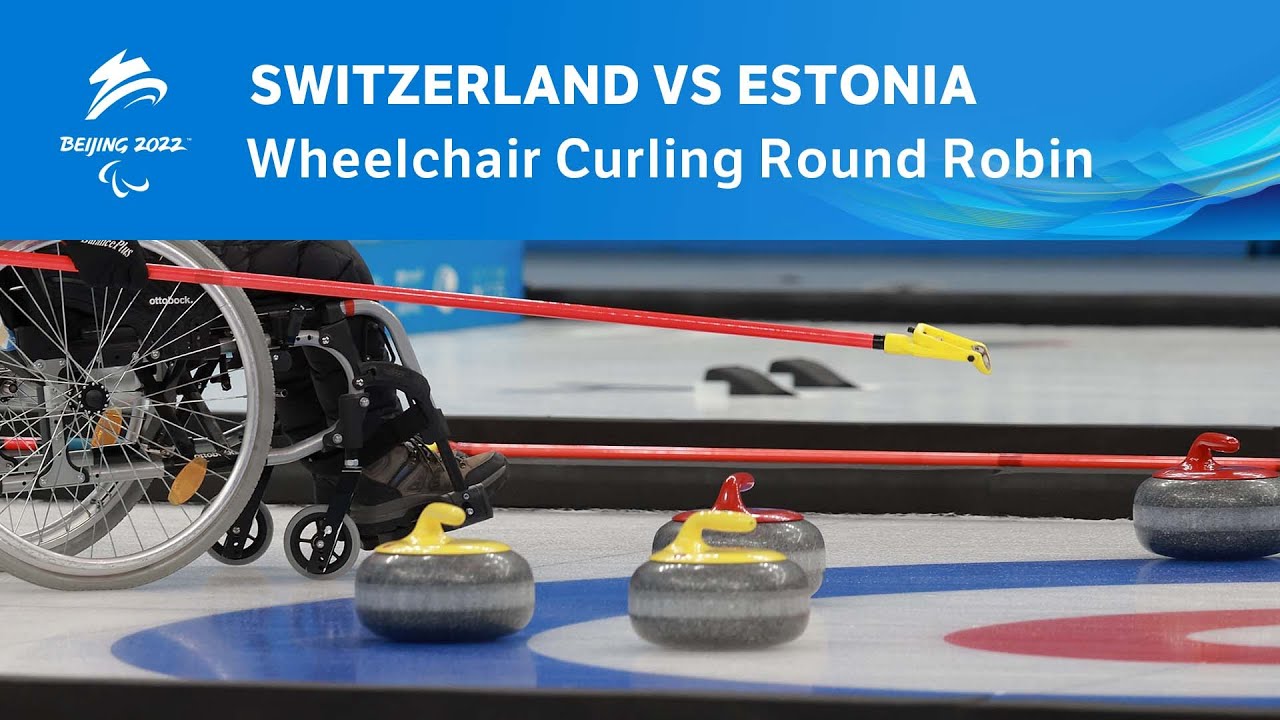 Switzerland vs Estonia | Wheelchair Curling Round Robin | Day 6 | Beijing 2022 Winter Paralympics
