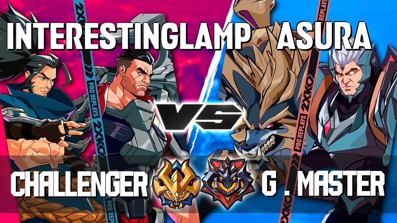 2XKO ▰ INTERESTINGLAMP (Darius-Yasuo) vs ASURASSWAGDADDY (Warwick-Darius) ▰ 2XKO Pro level replays