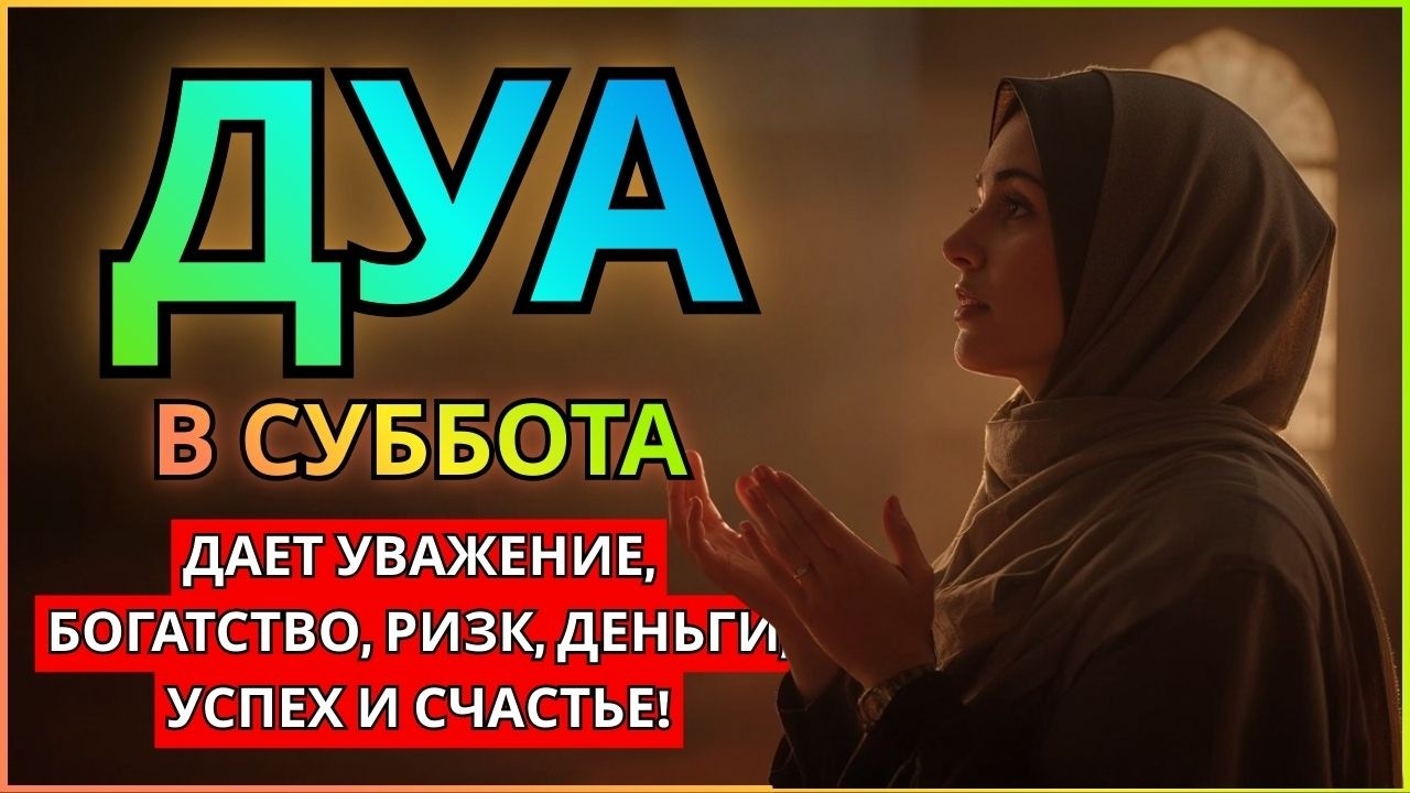 Дуа В СУББОТА ДАЕТ УВАЖЕНИЕ, БОГАТСТВО,РИЗК,ДЕНЬГИ,УСПЕХ И СЧАСТЬЕ! #дуа 🔑🤲