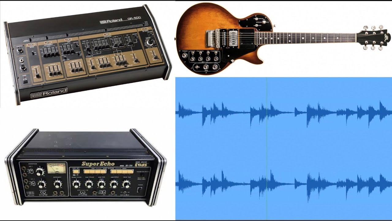 1980年代前半、ギターシンセ、GR-500(Roland)を弾いて作った曲