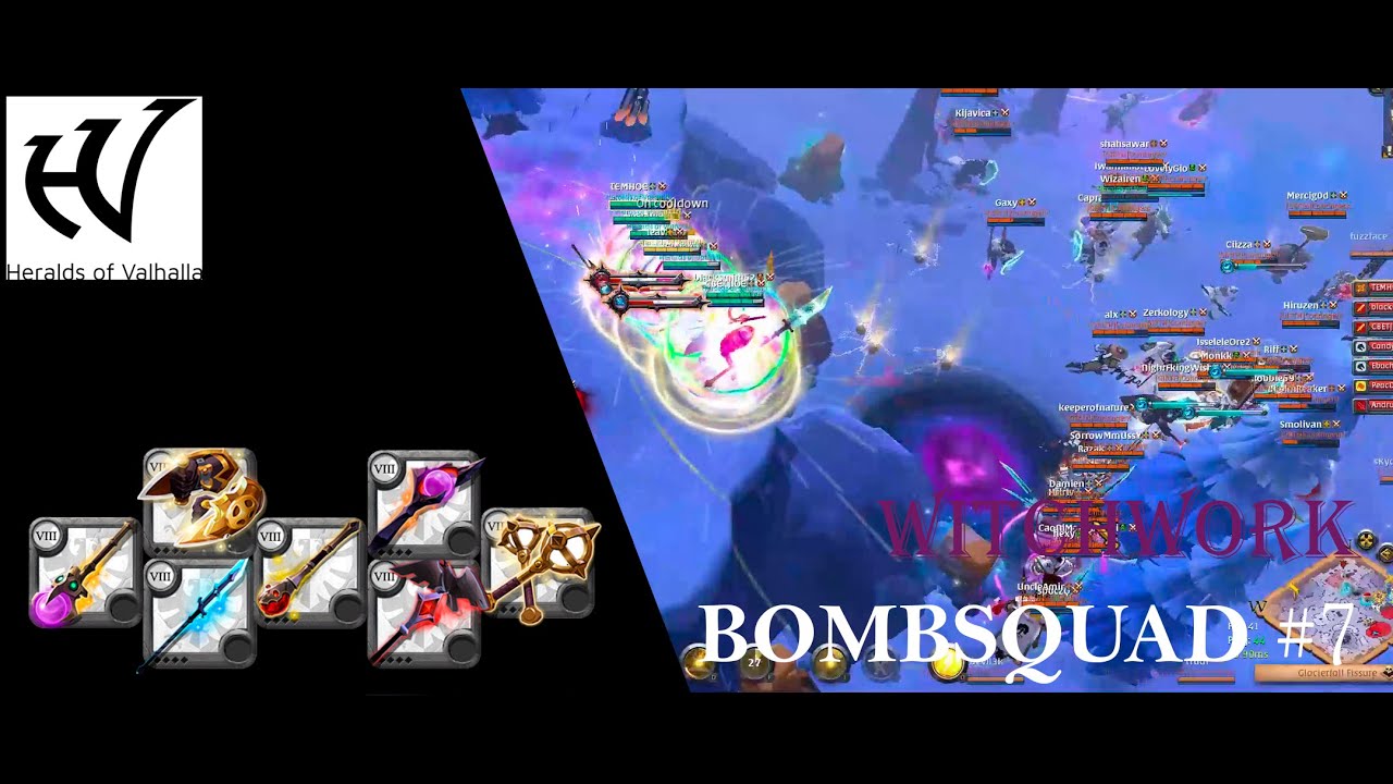 ALBION ONLINE lHeralds of Valhalla l BombSquad  #7 l ZVZ l OPEN WORLD l
