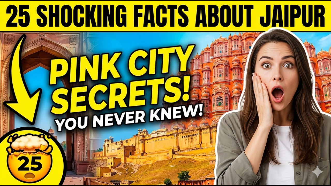 25 Shocking Facts About Jaipur 😱 | Pink City Secrets You Never Knew!