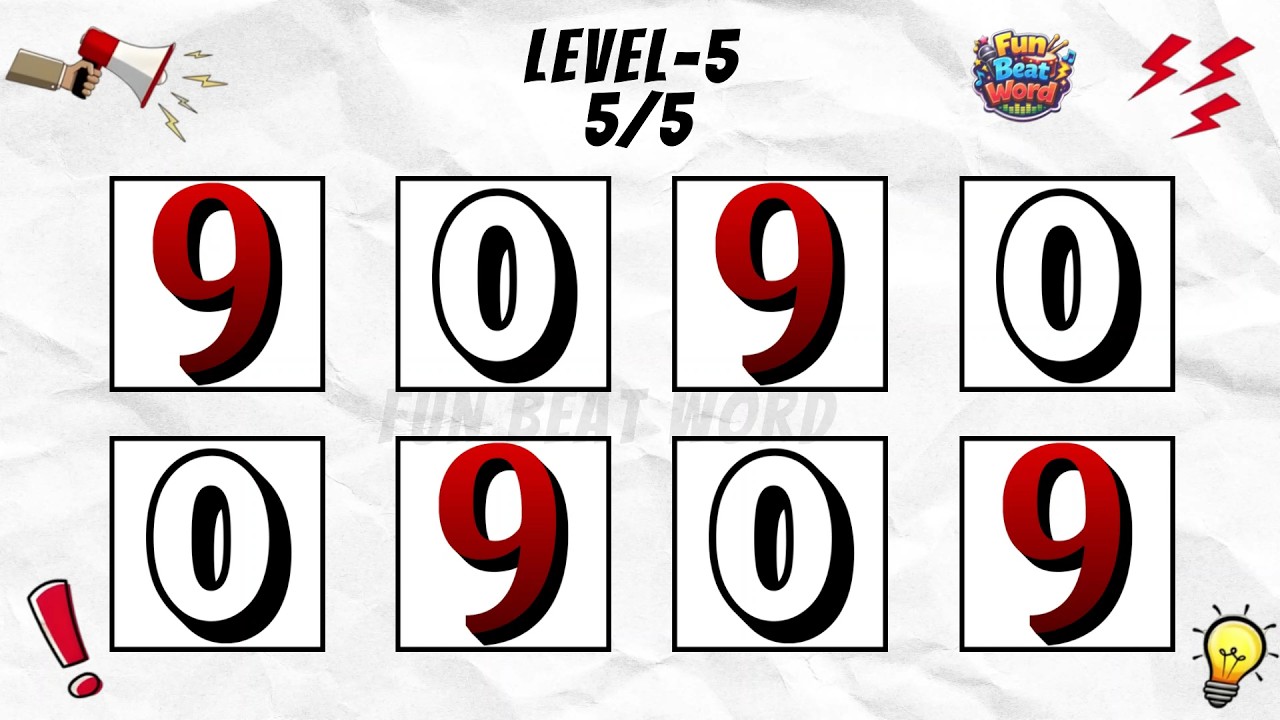 Say The Word On Beat Challenge | PART 206 | Level 1-5 Easy to Insane