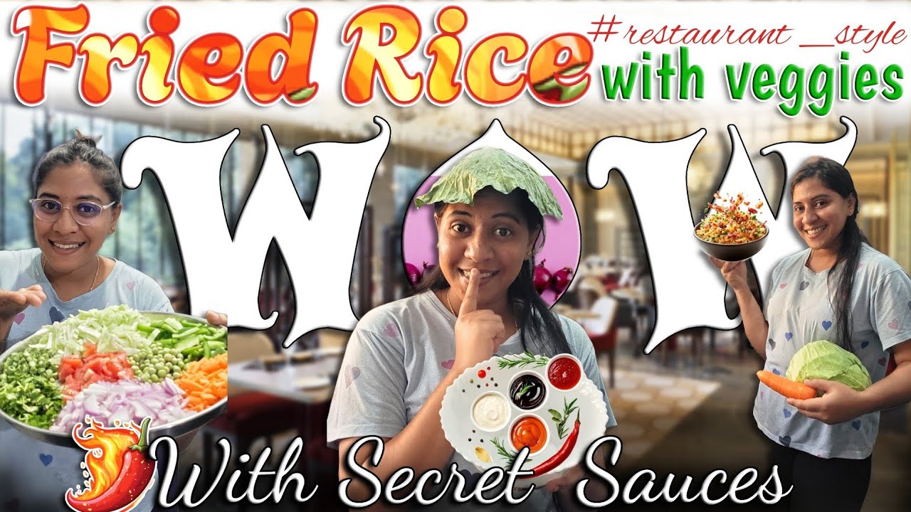ರೆಸ್ಟೋರೆಂಟ್ ಸ್ಟೈಲ್ ಫ್ರೈಡ್ ರೈಸ್ | such a good taste | fried rice | 