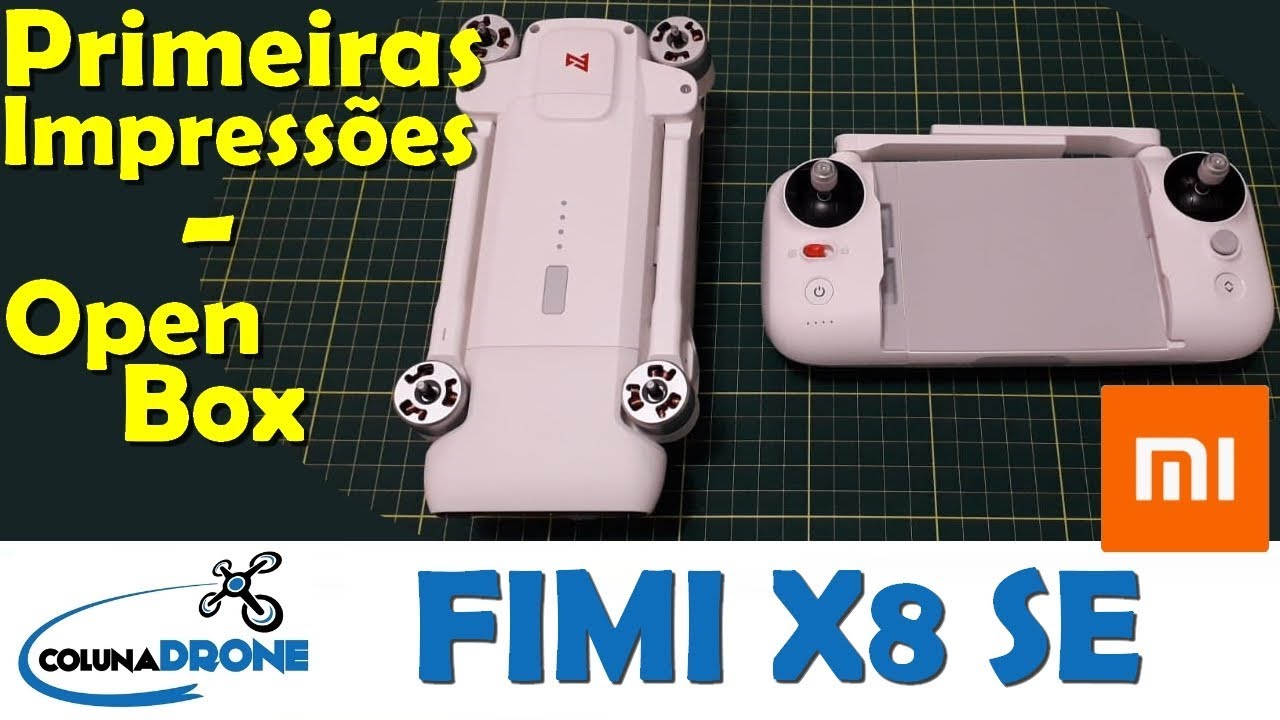 Xiaomi FIMI X8 SE - Primeiras Impressões | colunaDRONE