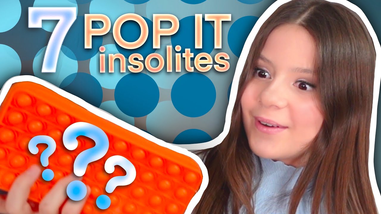 7 OBJETS POP IT INSOLITES