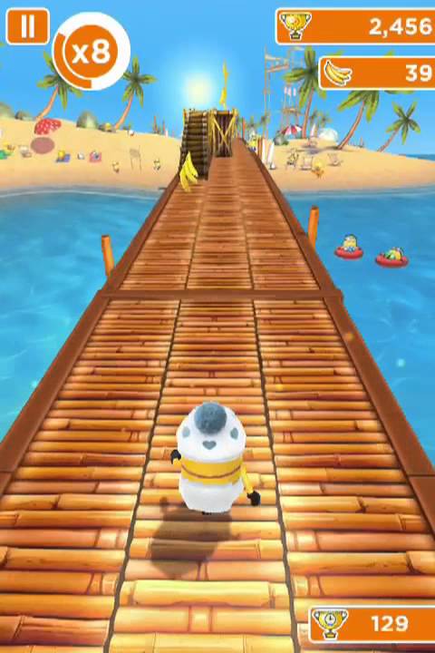 Despicable Me: Minion Rush NEW! Level Minion Beach Banana Pipe more ios iphone gameplay