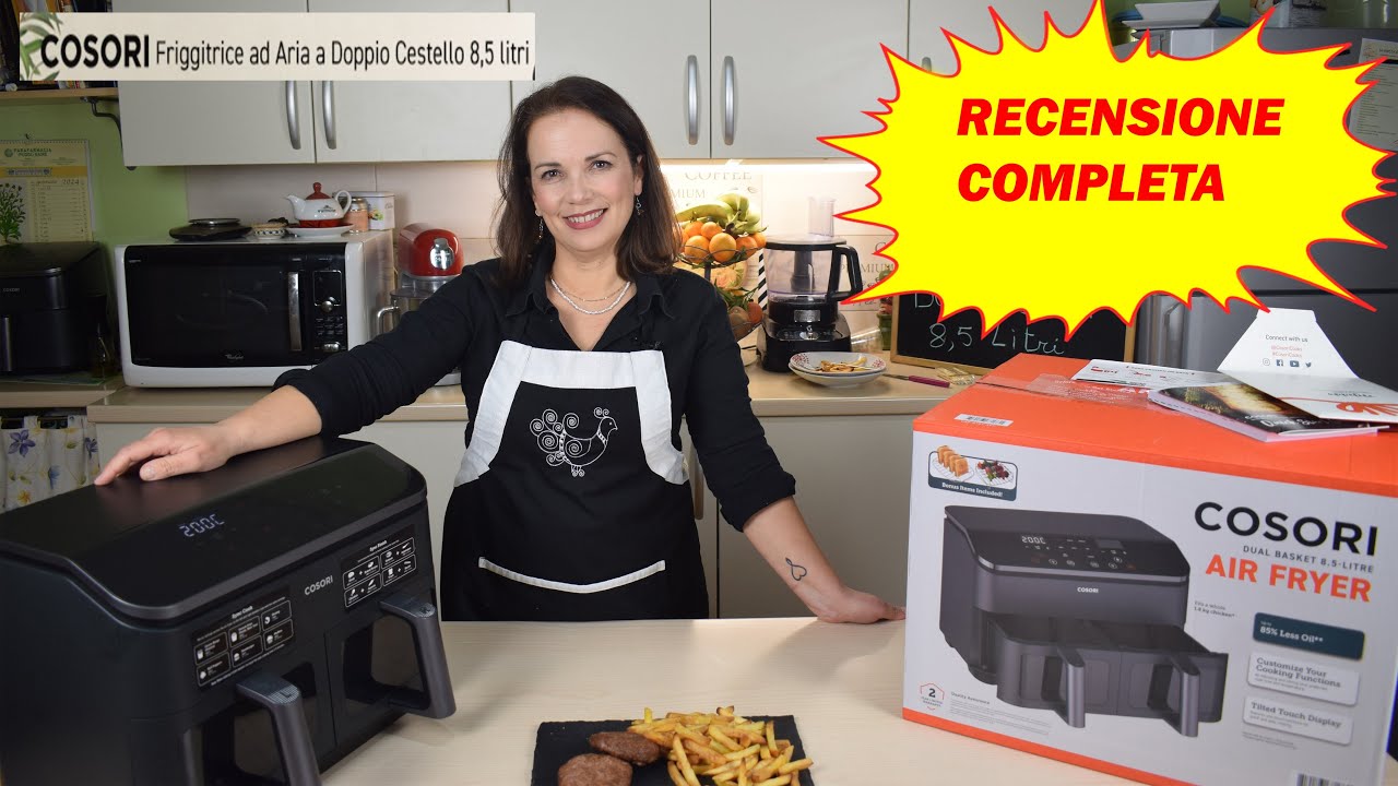 UNBOXING E RECENSIONE DELLA FRIGGITRICE AD ARIA COSORI DUAL BASKET DA 8,5l #cosori #cosoriairfryer