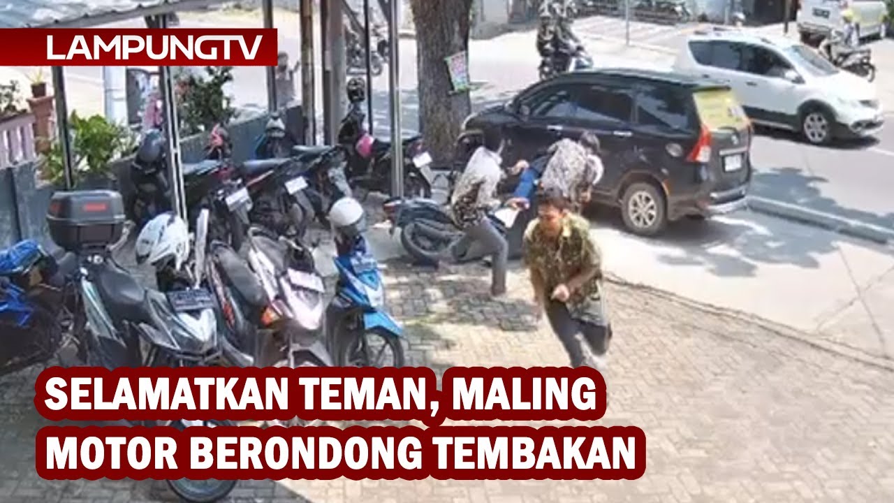 Selamatkan Teman, Maling Motor Berondong Tembakan
