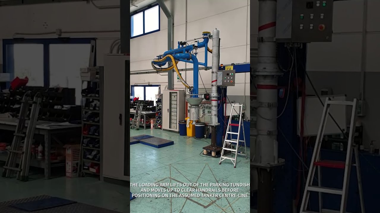 Tanker Truck Loading. Carbis Loadtec Semi Autoload Factory Test