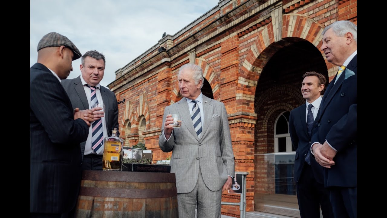 HRH The Prince of Wales' visit to Copper Rivet Distillery