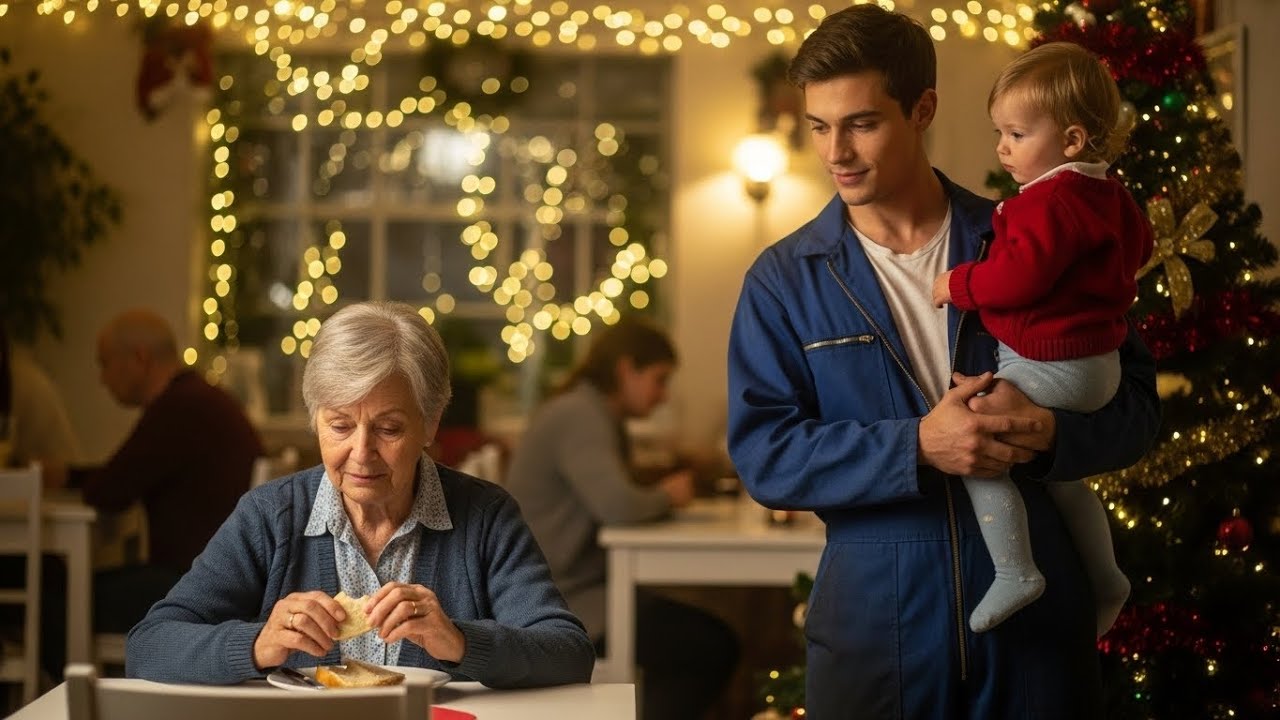 Yaşlı Milyoner Kadın Noel Arifesini Yalnız Geçirdi… Ta Ki Bir Tamirci Ve Kızı Girene Kadar