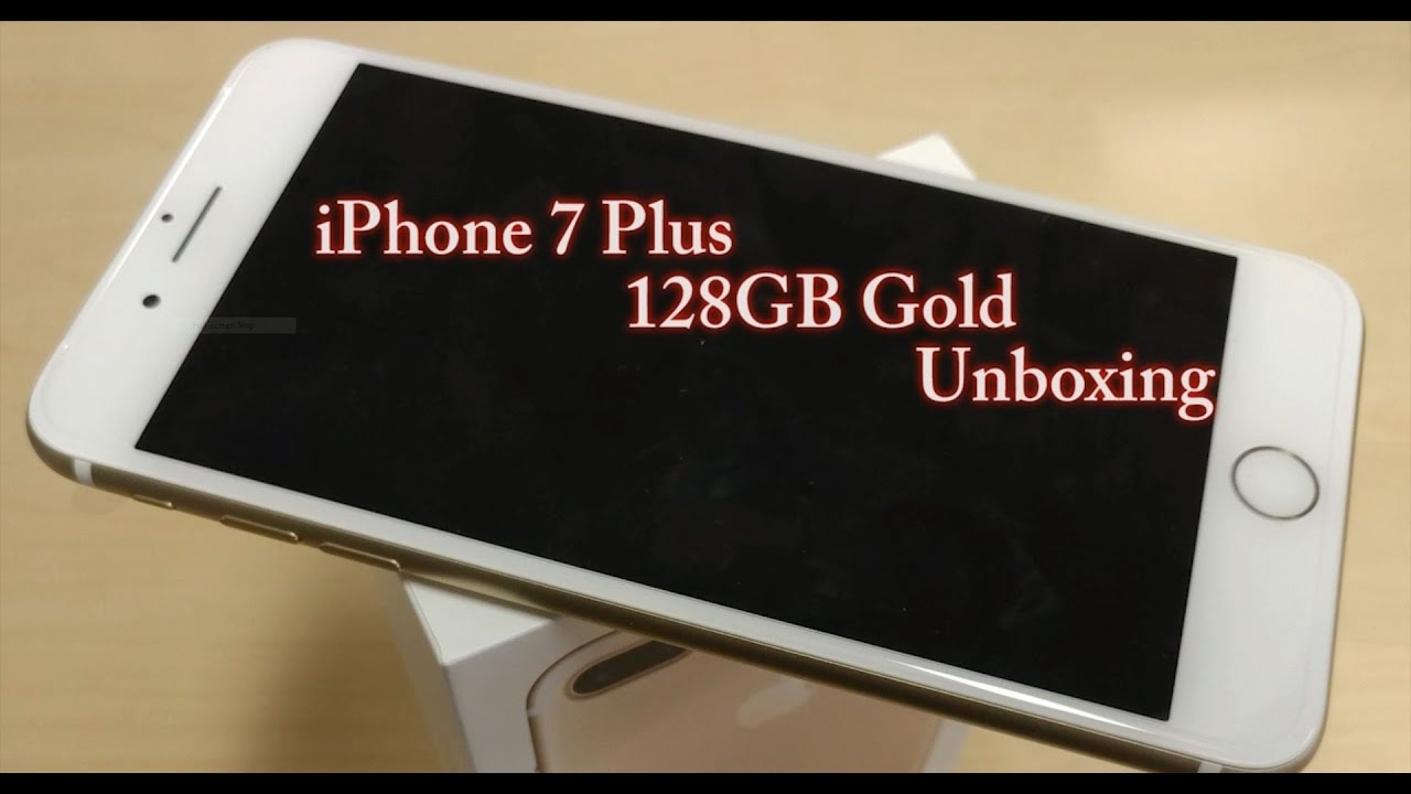 iPhone 7 Plus 128GB Gold edition (Unboxing)