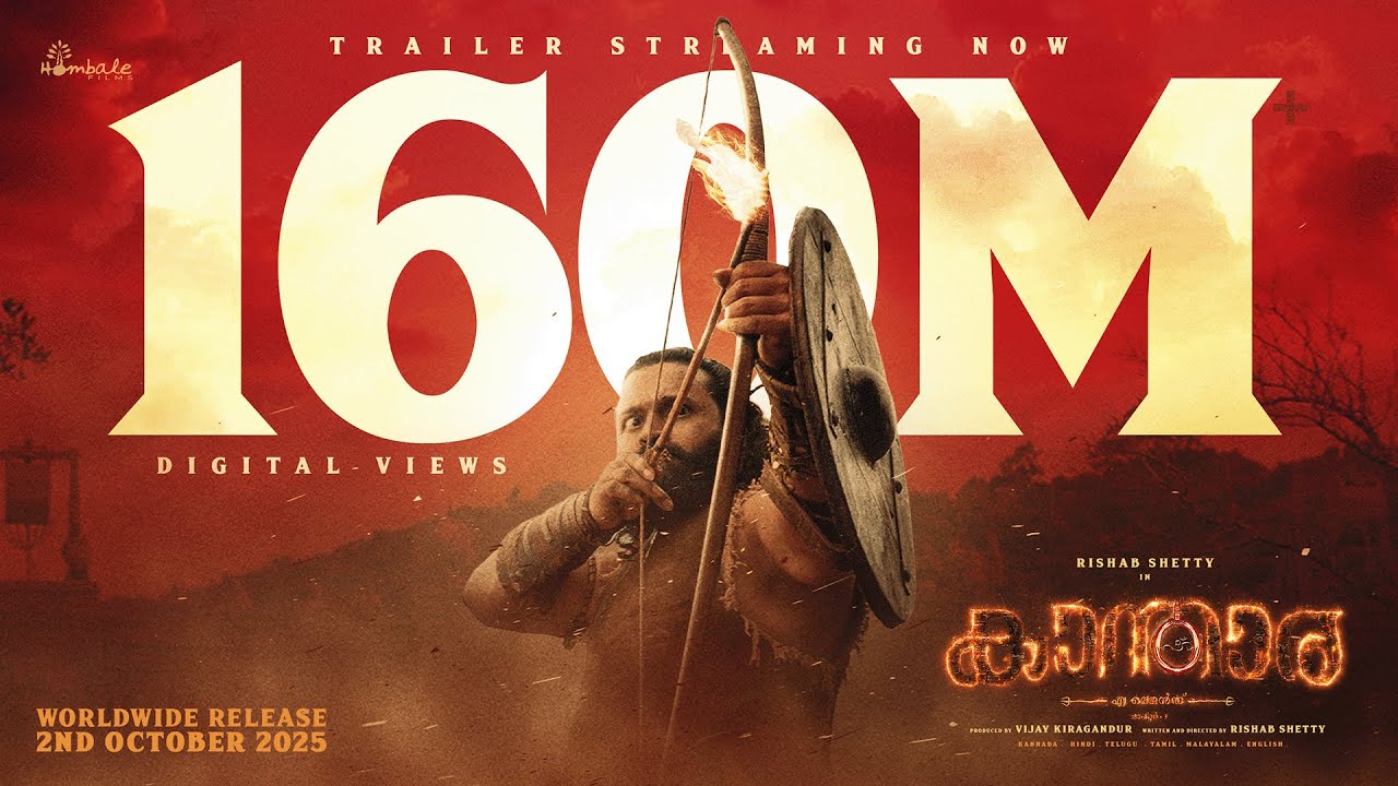 Kantara Chapter 1 Trailer - Malayalam | Rishab Shetty | Rukmini | Vijay Kiragandur | Hombale Films