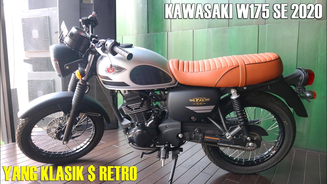 KAWASAKI W175 SE EDITION WARNA SILVER 2020 | SIMPLE & KLASIK !