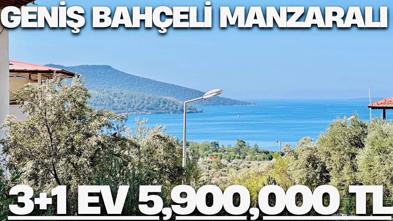 GENİŞ BAHÇELİ KÖŞE KONUMDA KAPANMAZ DENİZ MANZARALI KELEPİR UYGUN FİYATLI 3+1 #satılıkvilla 