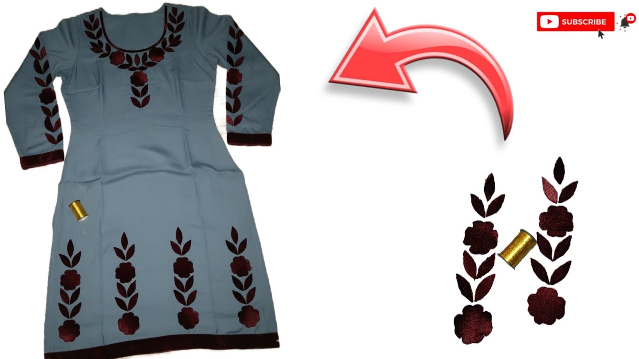 Cutwork technique on Velvet fabric Using a Soldering iron