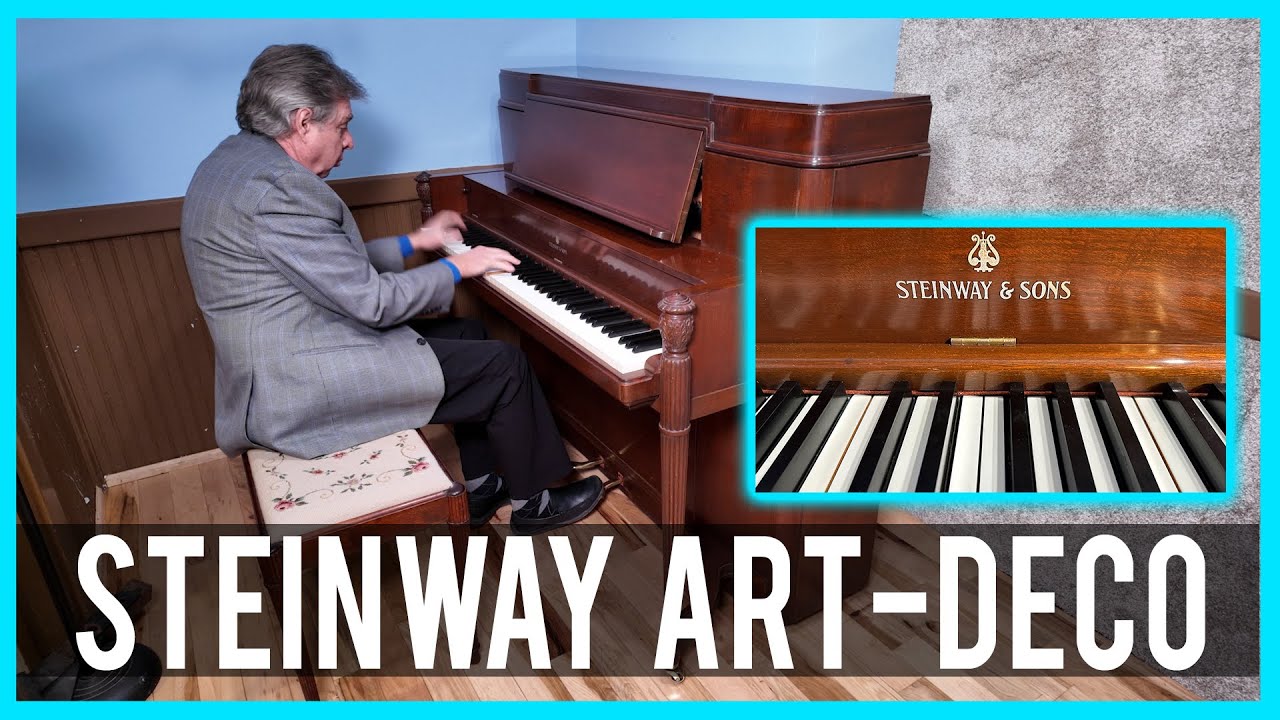 Steinway Art-Deco Professional Upright Piano