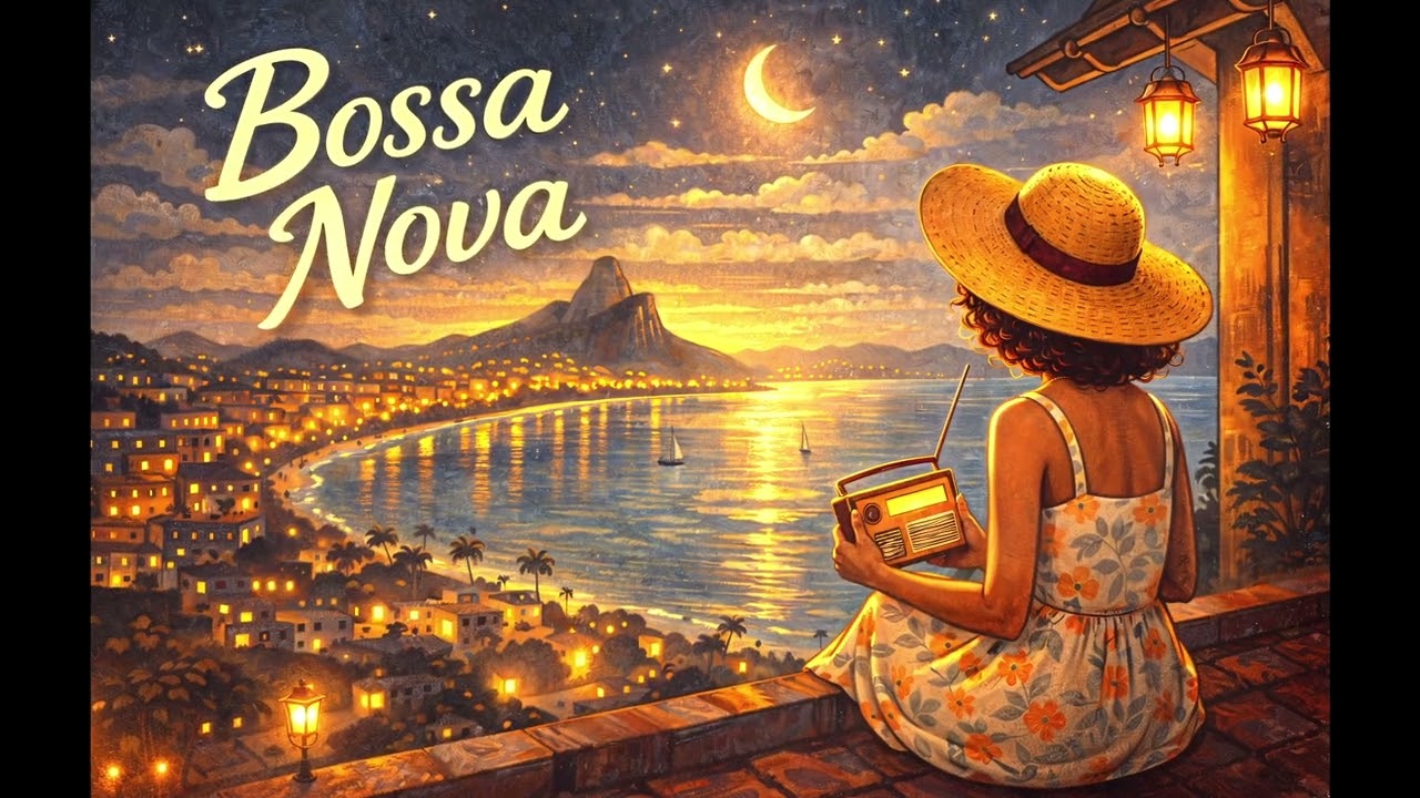 Bossa Nova Nights 🌙 Smooth Brazilian Music by the Ocean