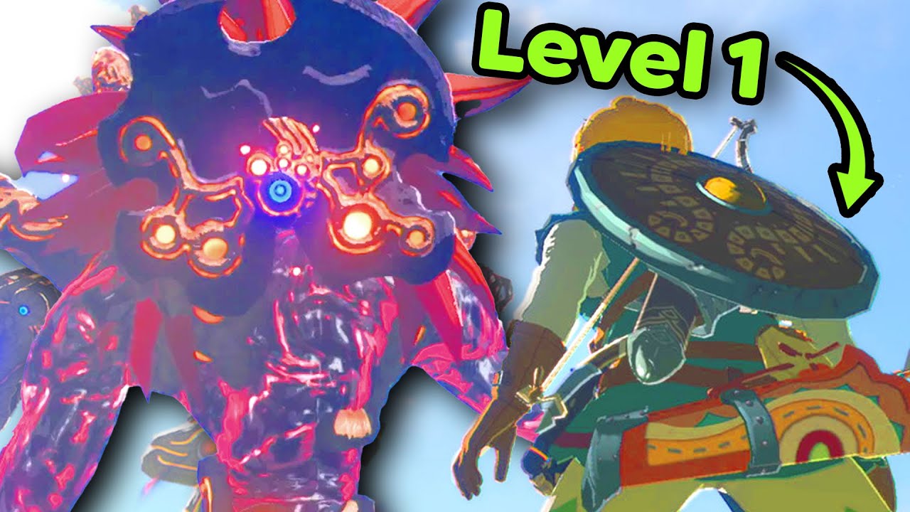 Level 1 VS the Final Boss in LoZ: Breath of the Wild - Challenge Accepted