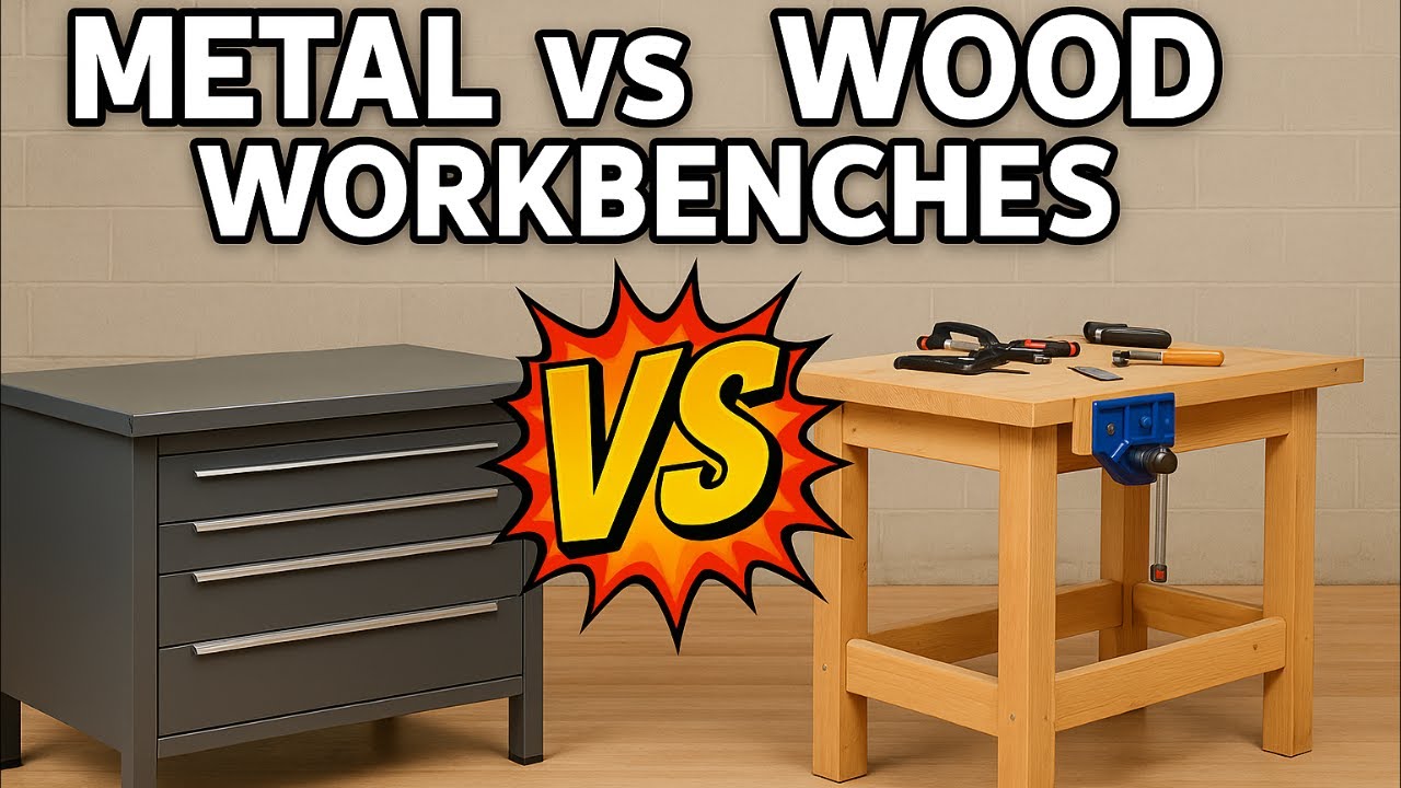 Metal vs Wood Workbenches: What&rsquo;s Best for Beginners? #theworkbenchcorner