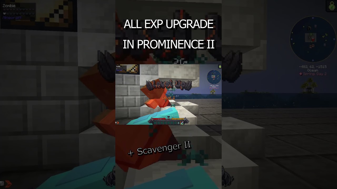 What is the best EXP boost you can get in Minecraft Prominence II ?