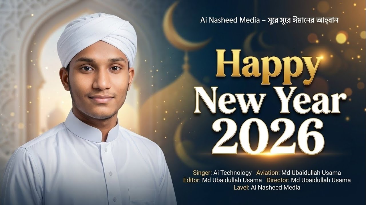 নতুন বছরের সেরা গজল ২০২৬ || Happy New Year Gojol 2026 || Bangla Gojol New || Ai Nasheed Media
