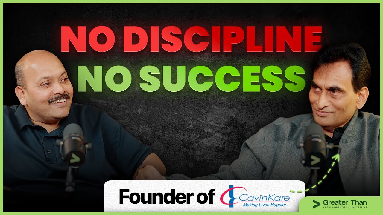 Why Most People Fail at Discipline | CK Ranganathan | EP 19 | Greater Than Podcast