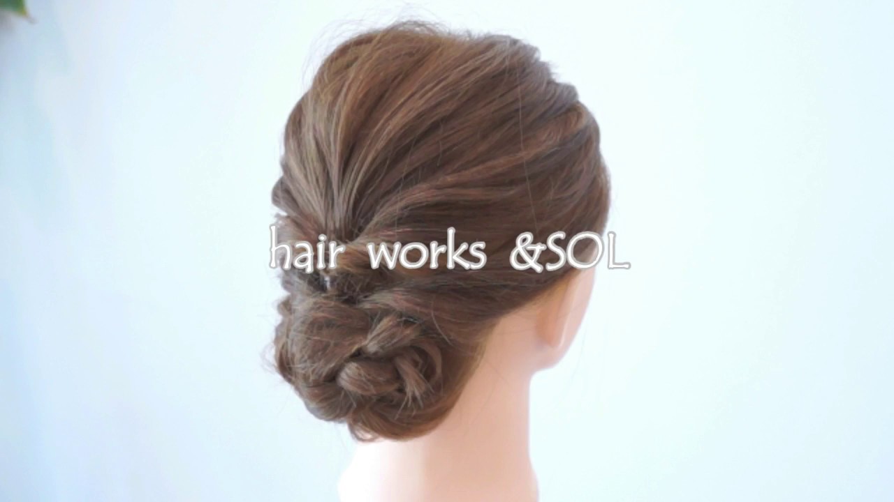 大人可愛いヘアアレンジ☆ダブルくるりんぱ