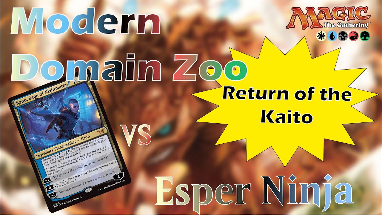 Domain Zoo vs Esper Ninja &ndash; Modern MTGO League Match #1 | Gameplay & Tips