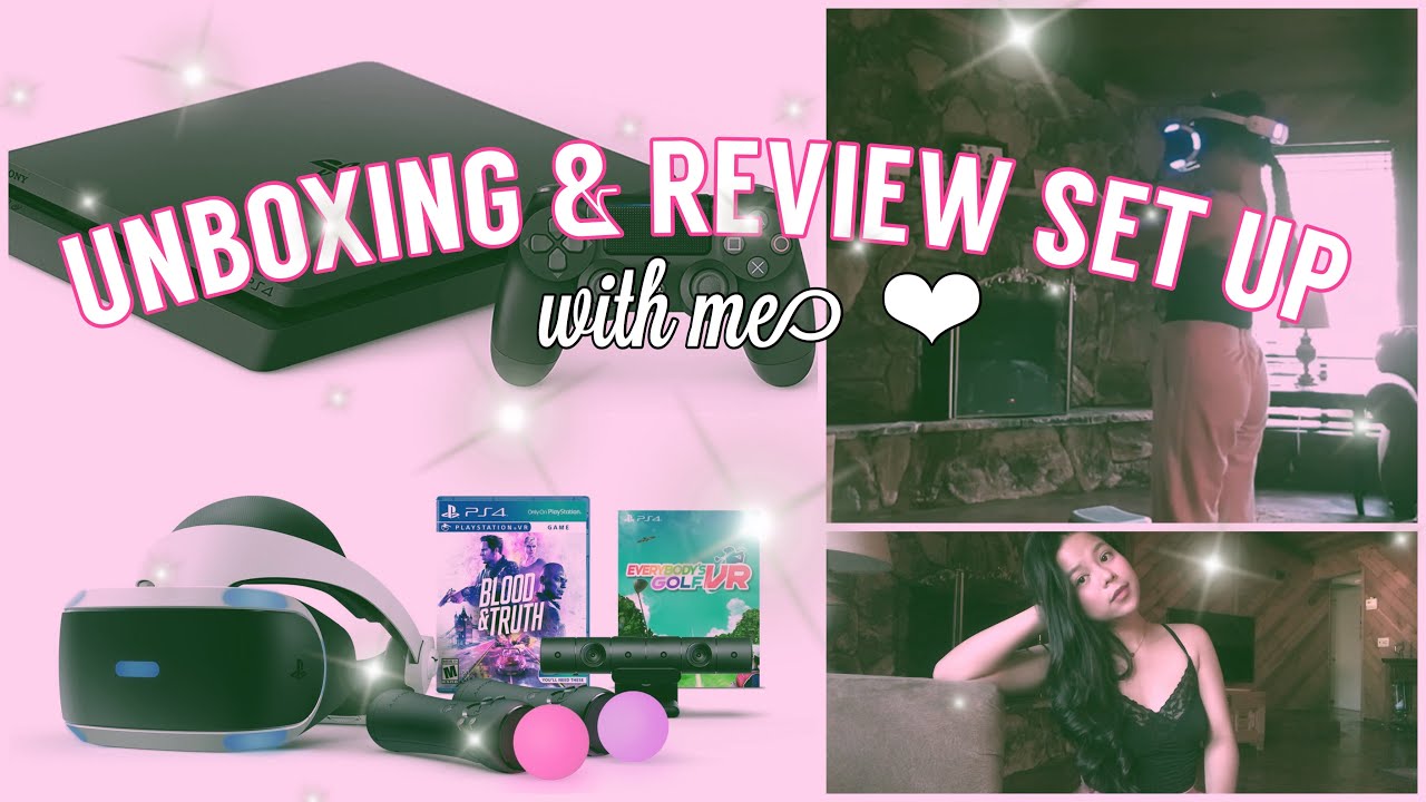Playstation VR & PS4: Unboxing & Review Setup! | Shenna Ty ♥︎