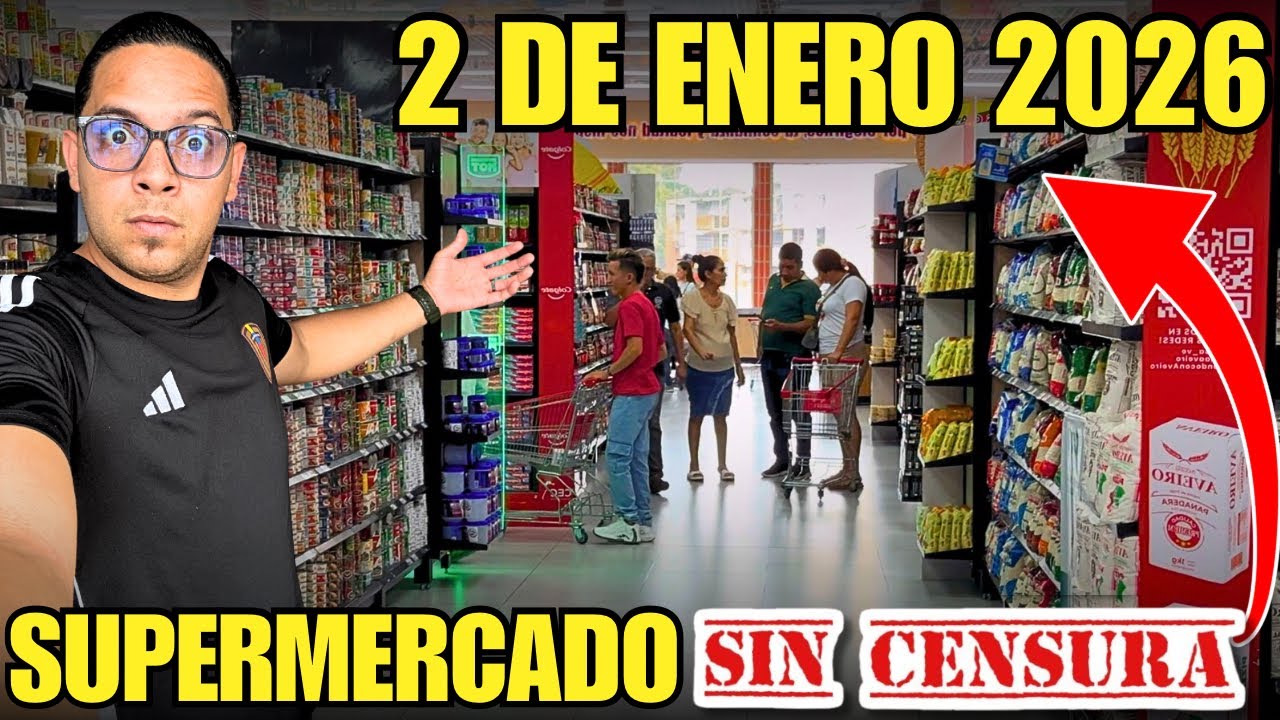 🚨2 de Enero: La Locura DE LOS PRECIOS EN VENEZUELA *supermercado en 2026*