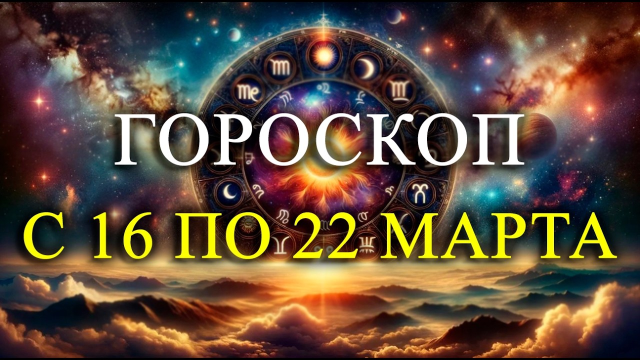 С 16 ПО 22 МАРТА: ГОРОСКОП НА НЕДЕЛЮ ДЛЯ КАЖДОГО ЗНАКА ЗОДИАКА!