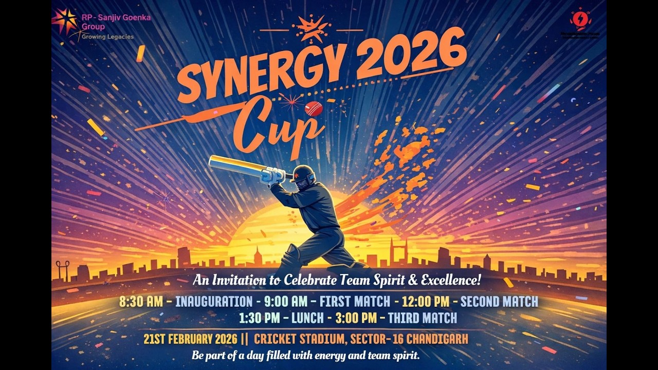 LIVE | Synergy 2026 Cup | Cricket Tournament | Sector 16 Chandigarh