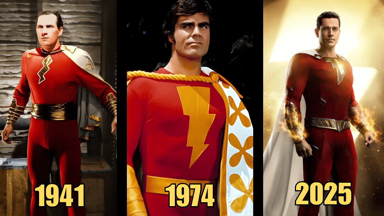 Эволюция Shazam: с 1941 по 2019 год