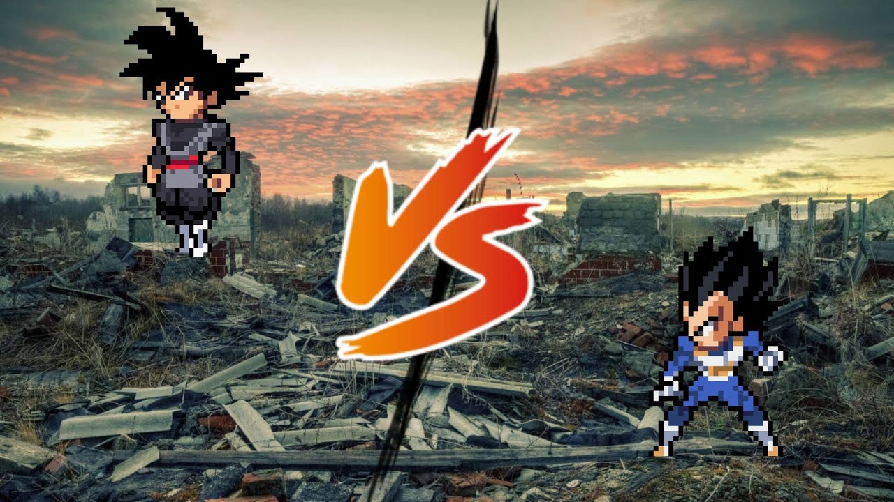 VEGETA VS BLACK GOKU Versión completa espero les guste #vegeta #blackgoku #spriteanimations