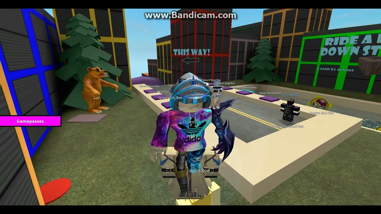 !!!! EPIC BOX SLIDE DOWN 9999999 RAINBOW SLIDE !!!!!!!!