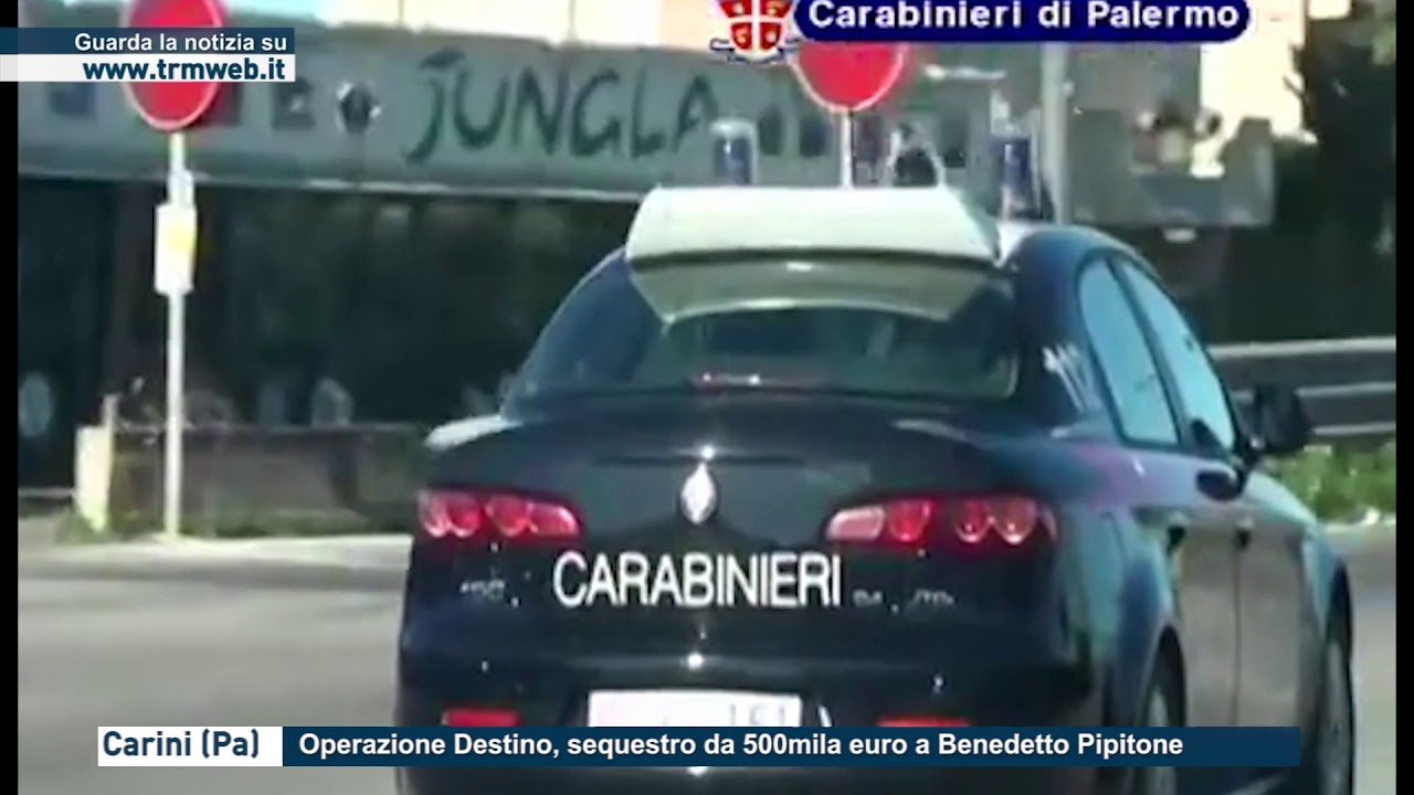 Carini (Pa) - Operazione Destino, sequestro da 500mila euro a Benedetto Pipitone
