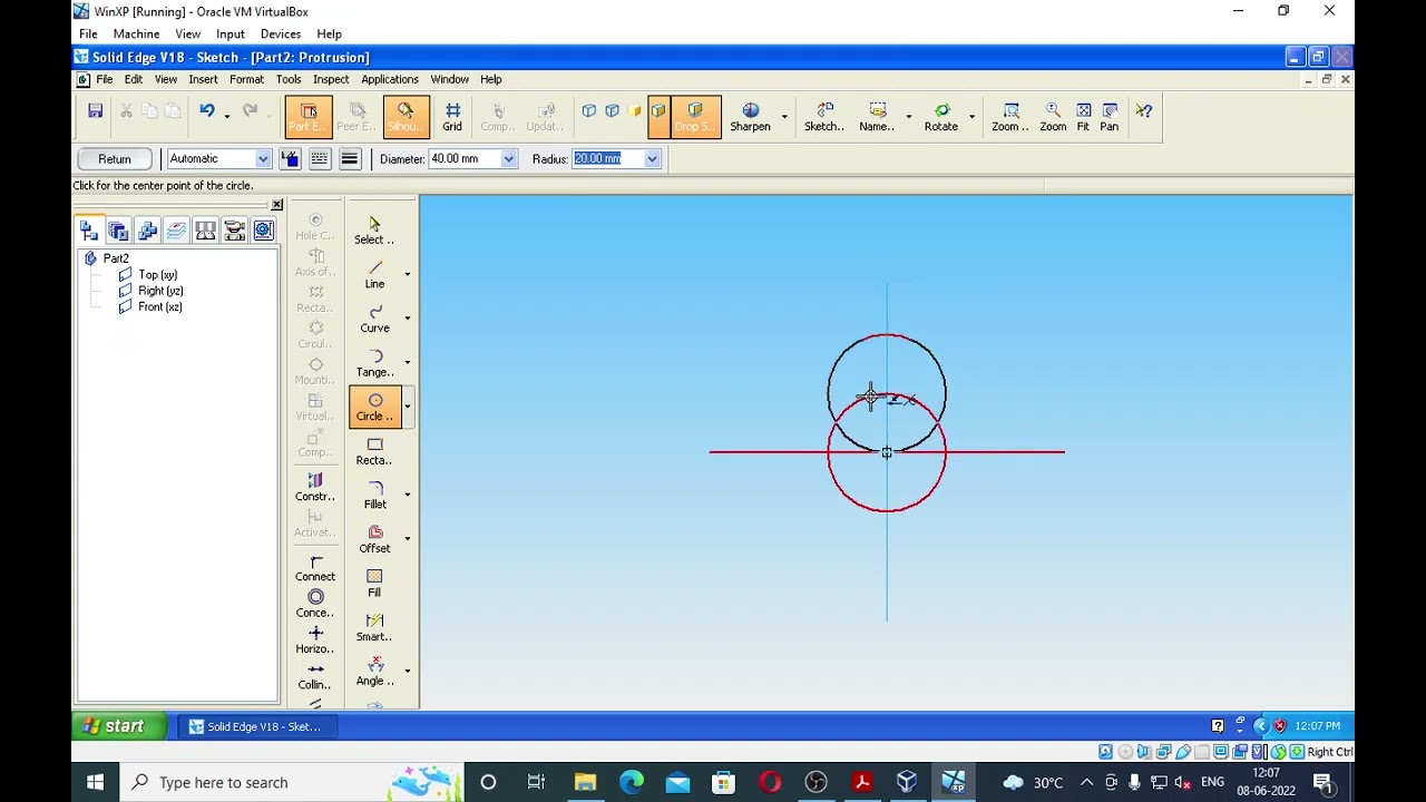 Hexagonal Bolt & Nut Assembly using Solid Edge