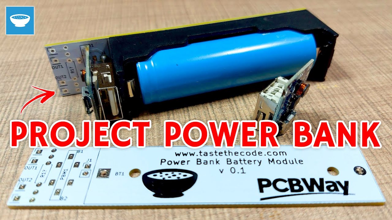 Make a handy power bank for electronics projects on a custom PCB