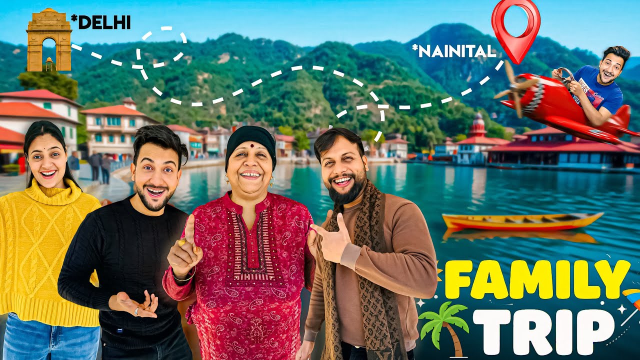 Family Trip Pe Nainital Aagye😍 Full On Masti😂 | Vinay Thakur Vlogs