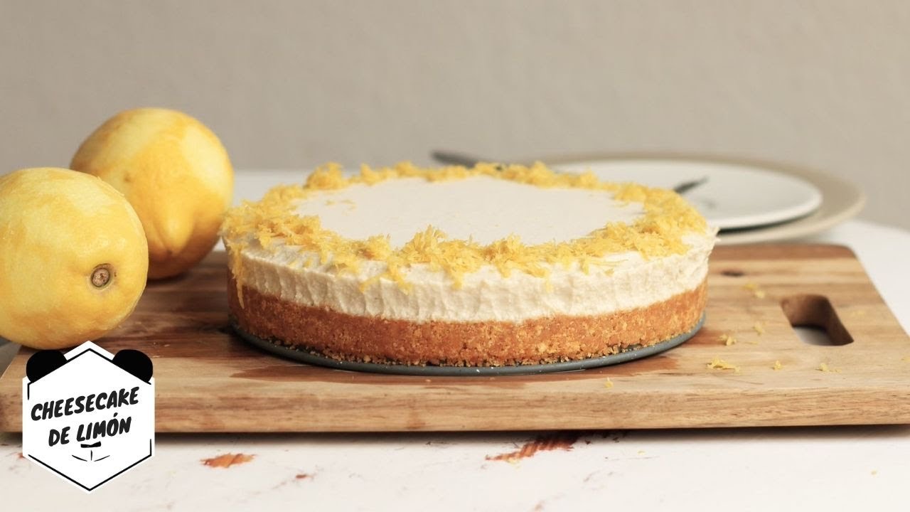 CHEESECAKE HELADA de LIMÓN | Living Like A Panda