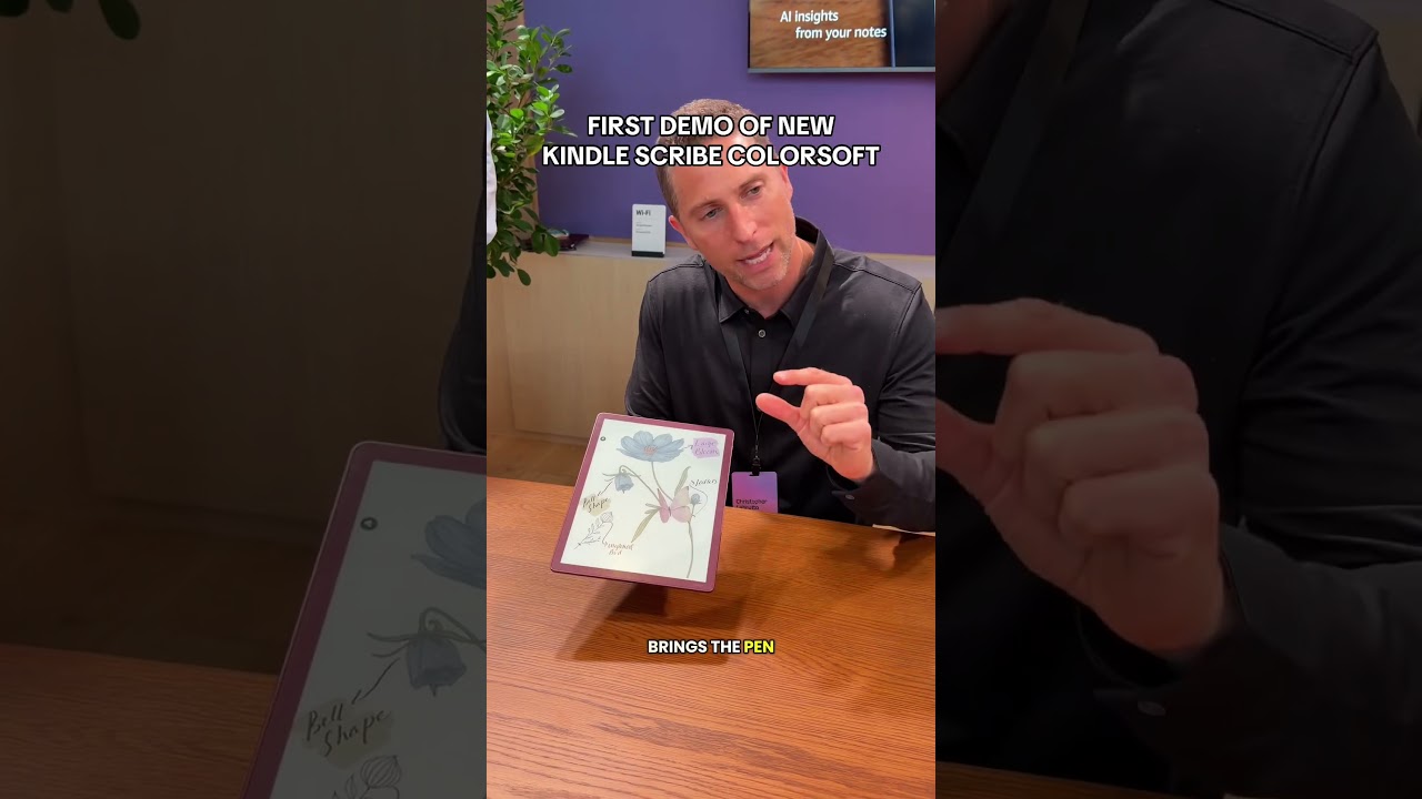 Kindle Scribe Colorsoft (2025) Demo, New Color Display for Notetaking, $629.99
