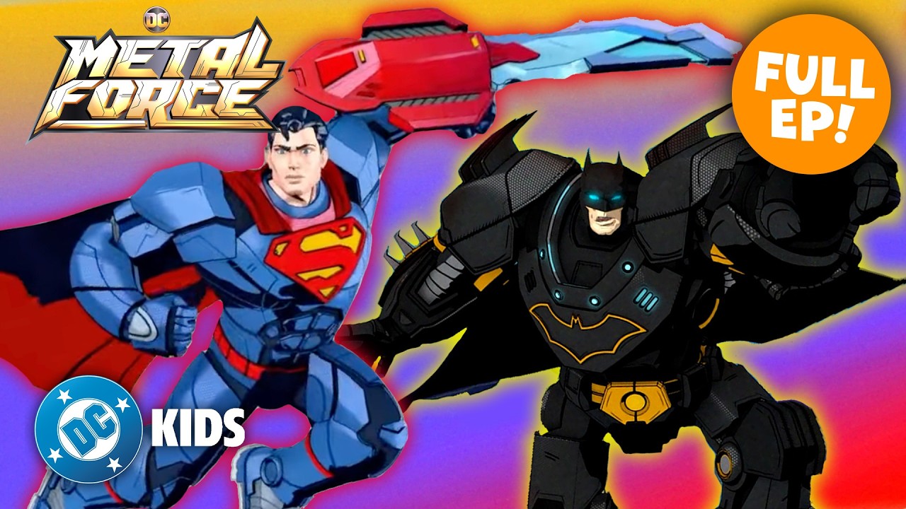 Justice League TOYS Come to Life! 🤖✨ | DC Metal Force FULL EPISODES 1-2 | #KidsCartoons @dckids
