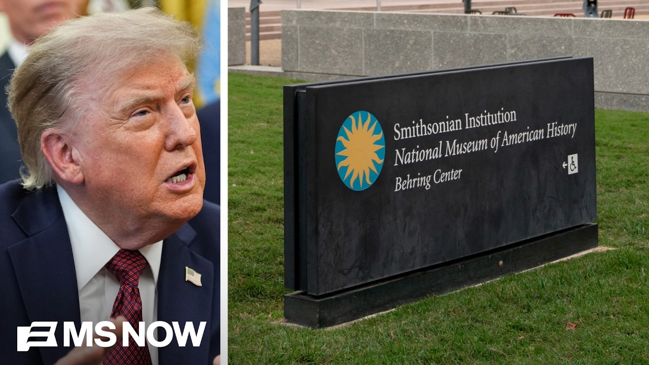 'DANGEROUS': Trump orders Smithsonian 'warning signs' in attempt to rewrite history