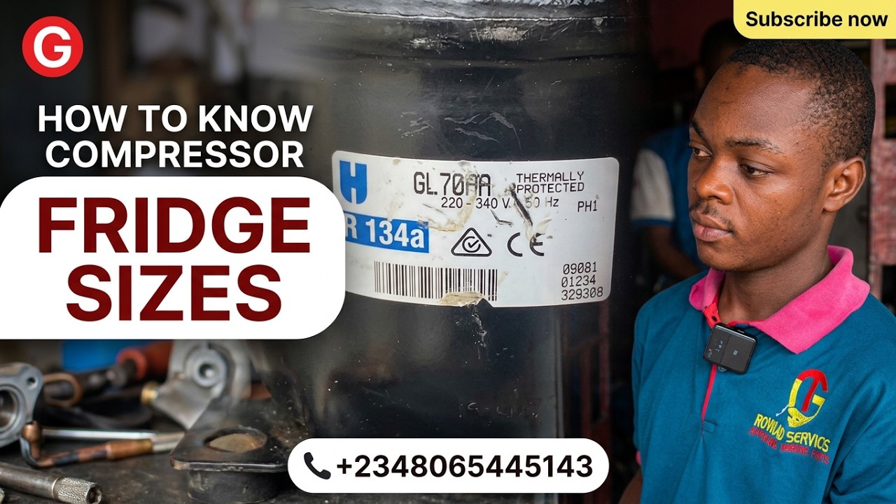 HOW TO KNOW COMPRESSOR FRIDGE SIZES