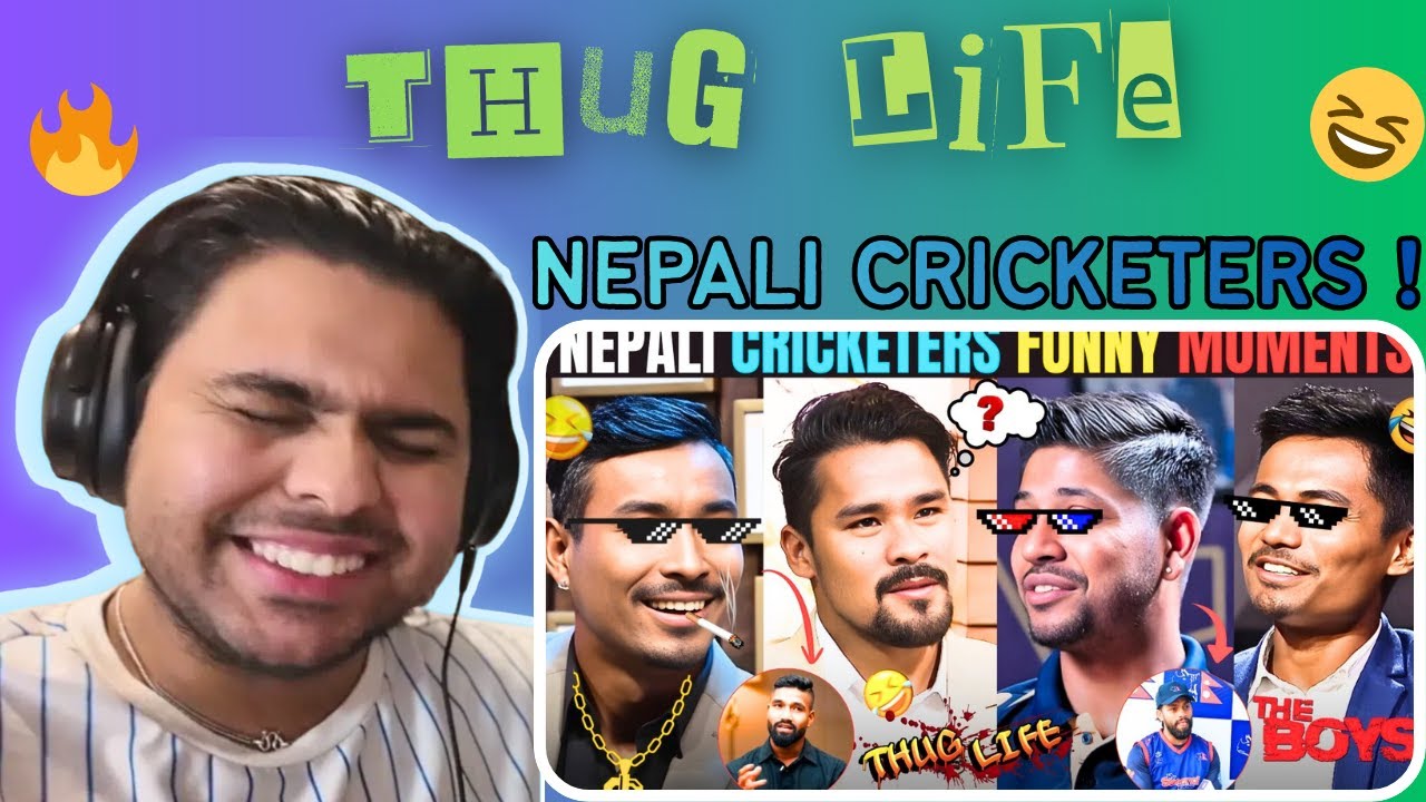 Nepali Cricketers Thug Life 😎🔥 | #reaction