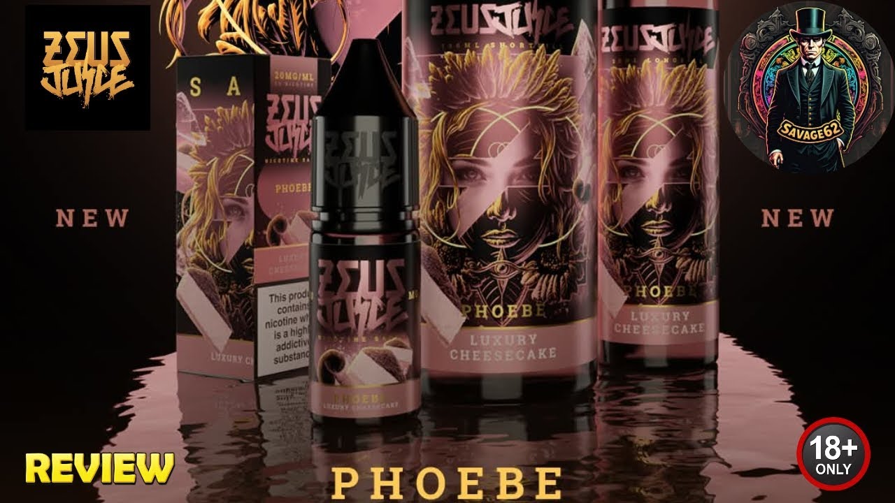 ZEUS JUICE :- PHOEBE E-LIQUID REVIEW ⚡🔞 #zeusjuice #eliquidreview